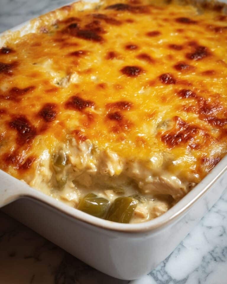 Green Chile Chicken Enchilada Casserole Recipe