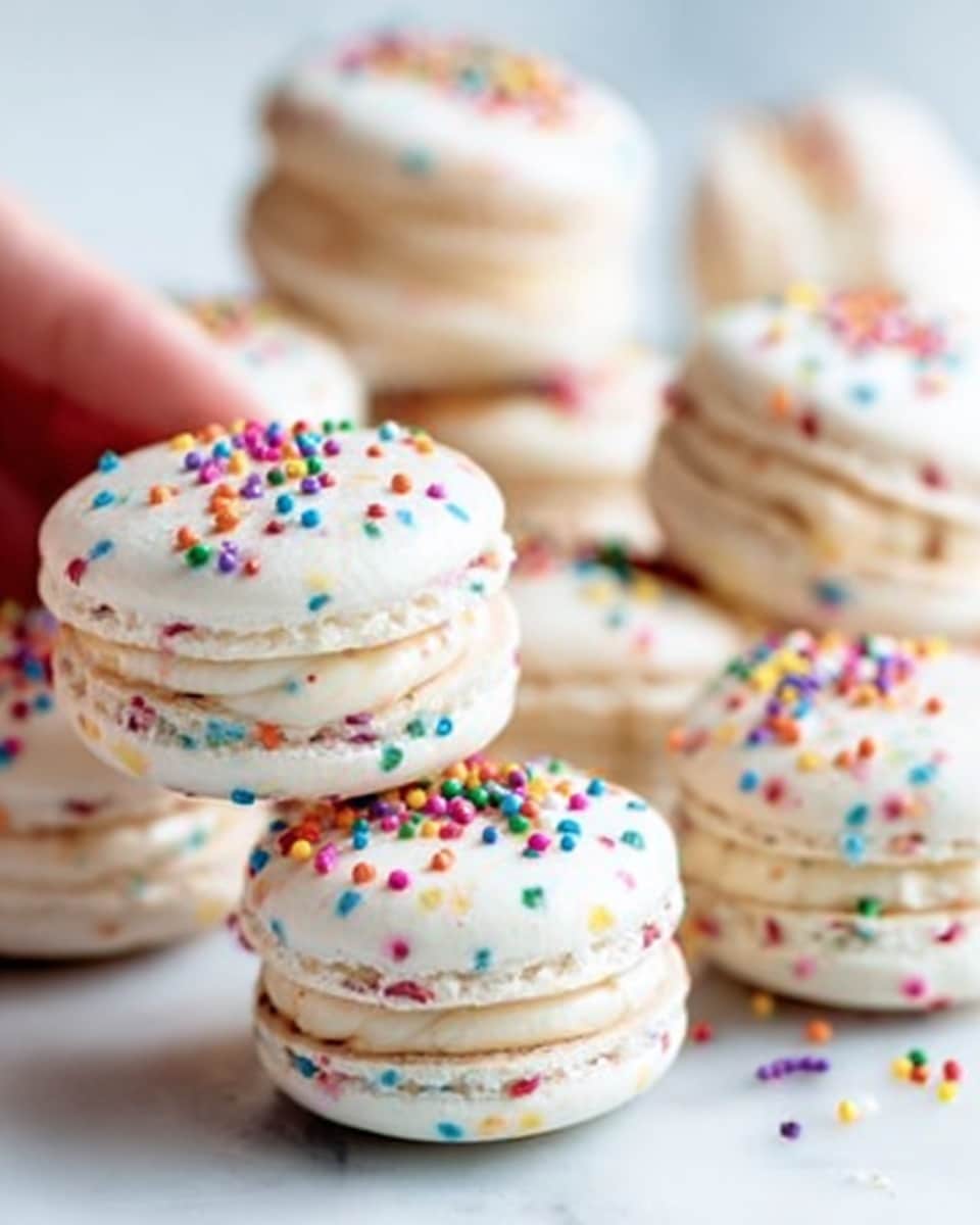 Birthday Cake Macarons Recipe