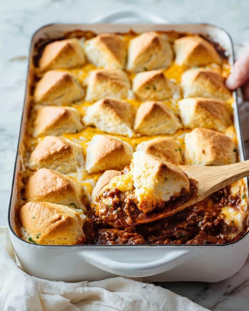 Sloppy Joe Biscuit Bake Recipe