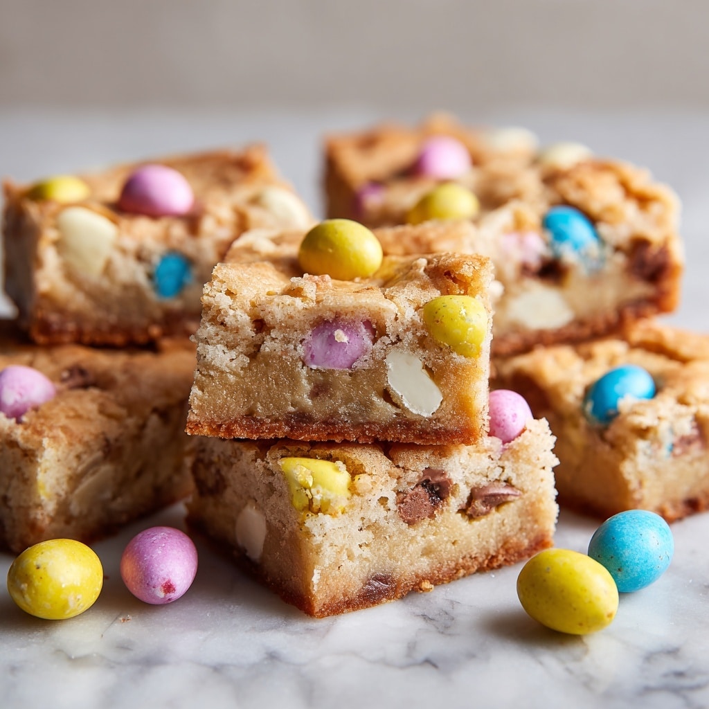 Close-up of a baking tray filled with crumbled light brown cookie dough scattered unevenly across the surface. Among the dough pieces, there are small round candies in pastel colors: pink, yellow, blue, and a few cracked open to show chocolate inside. The texture of the cookie dough looks soft and slightly grainy, with rough edges and some chunks larger than others. The background is a white marbled texture, and the edges of the tray are visible, showing a white paper liner under the dough. photo taken with an iphone --ar 4:5 --v 7