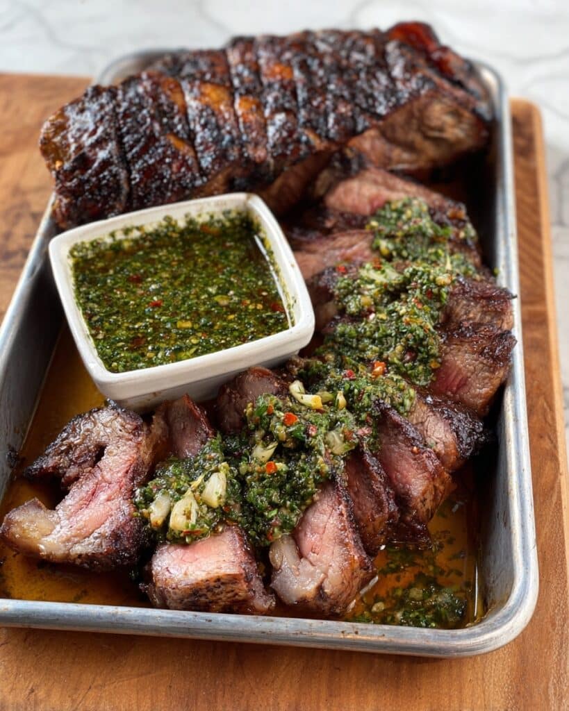 Picanha Steaks with Chipotle Chimichurri Recipe