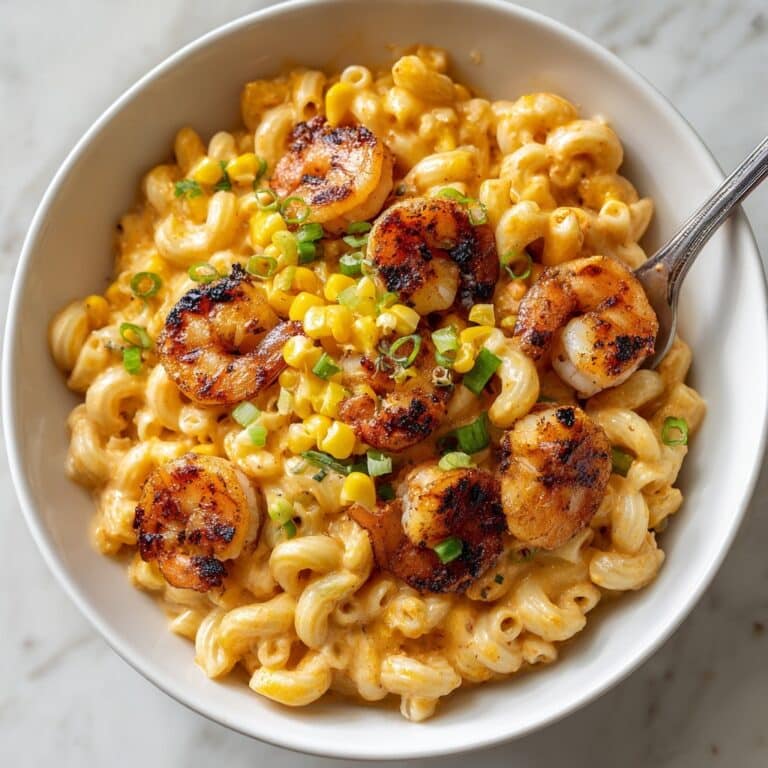 Blackened Shrimp Cavatappi with Creamy Tomato Parmesan Sauce Recipe