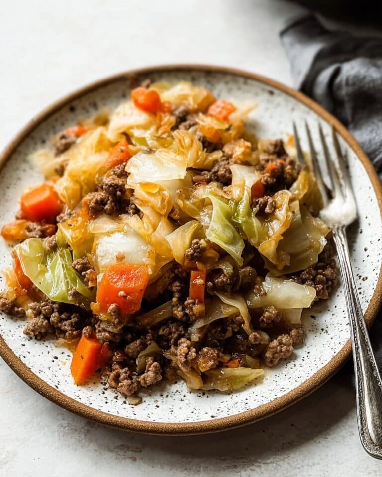 Savory Irish Ground Beef and Cabbage in 30 Minutes Recipe