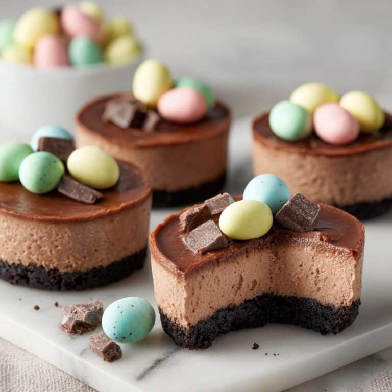 Mini Malted Milk Chocolate Cheesecakes Recipe