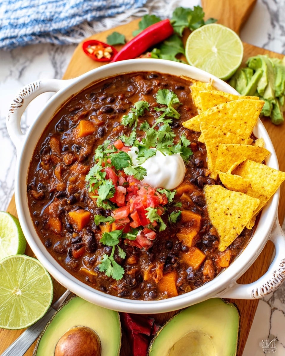 Black Bean Soup with Lime and Smoked Paprika Recipe