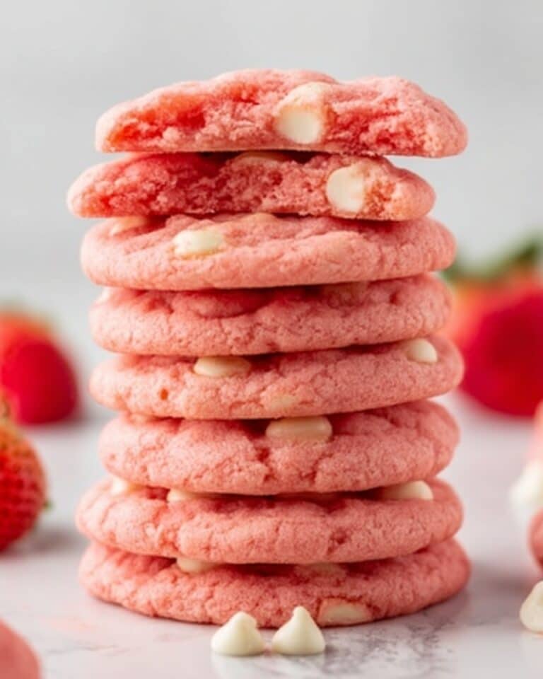 Strawberry Lemon White Chocolate Chip Cake Mix Cookies Recipe