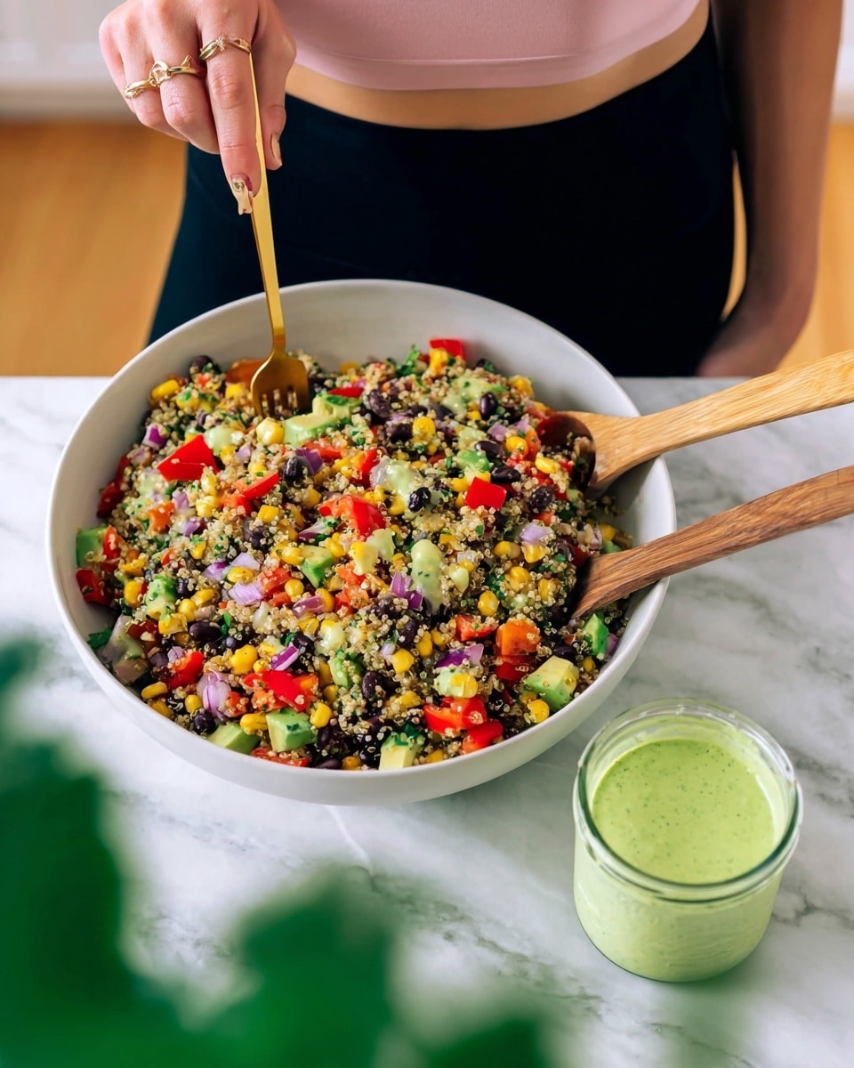 Rainbow Quinoa Salad Recipe