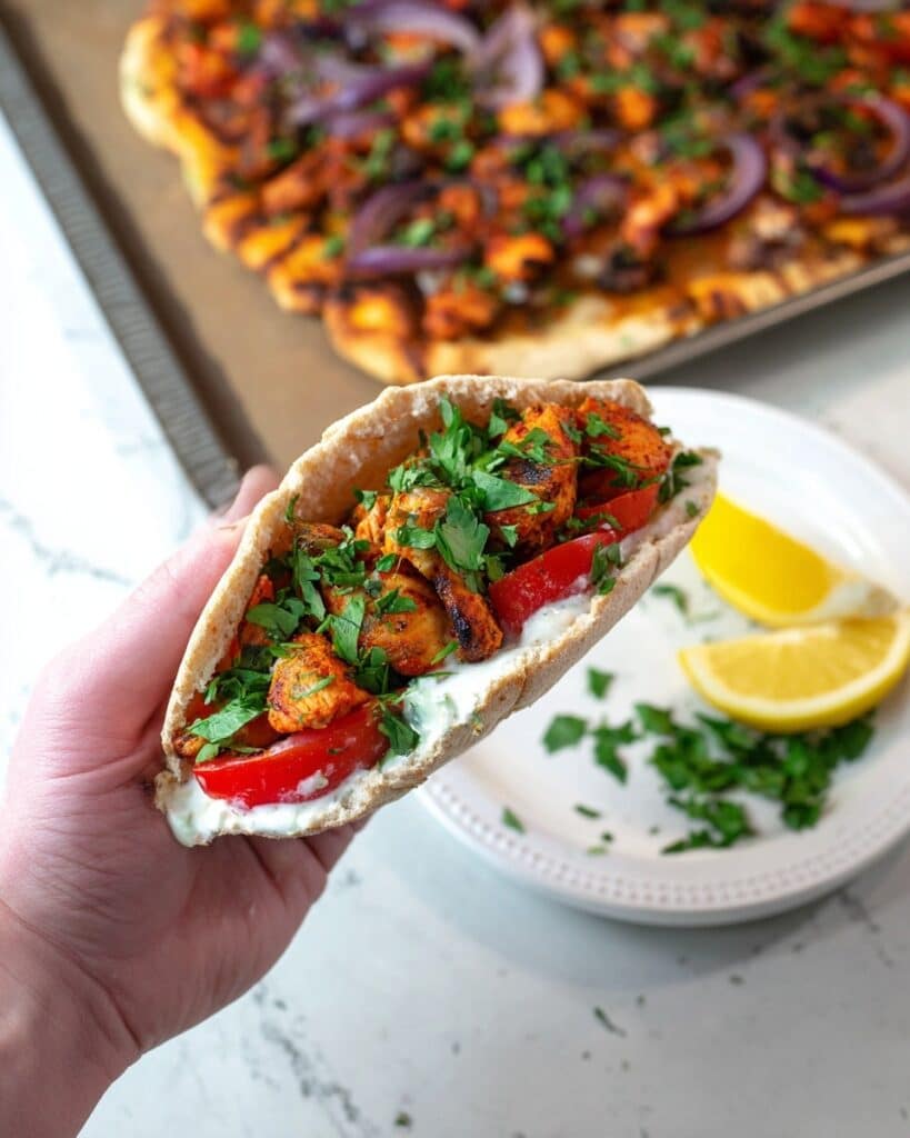 Easy Sheet Pan Chicken Shawarma Recipe