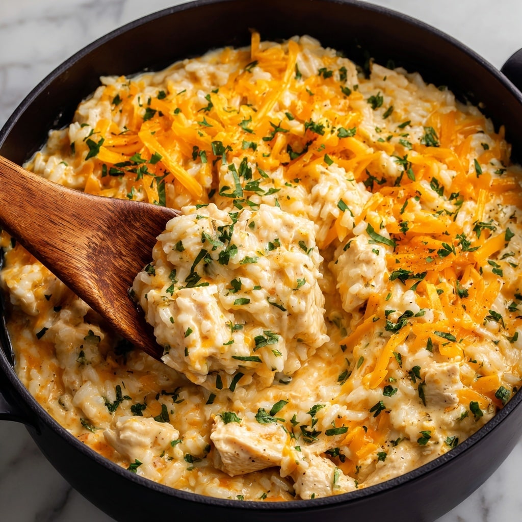 A slow cooker filled with a creamy, thick oatmeal mixture that has a light beige color with small, soft lumps and bits. Scattered thin strands of orange shredded cheese lie on top, blending slightly into the oatmeal. Tiny sprinkles of green herbs are spread evenly across the surface, adding a pop of color. The slow cooker is black and glossy, contrasting with the smooth texture of the oatmeal inside. The whole scene is set on a white marbled surface, and a woman's hand is visible on the right side, holding the slow cooker handle. photo taken with an iphone --ar 4:5 --v 7