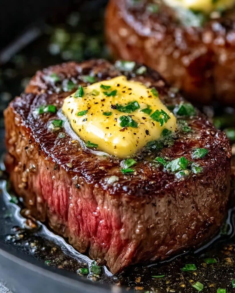 Pan Seared Steak with Garlic Butter Recipe