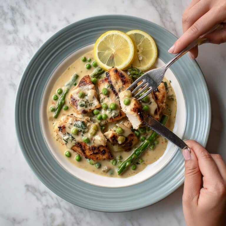 Lemon Spring Chicken and Asparagus Skillet Meal Recipe