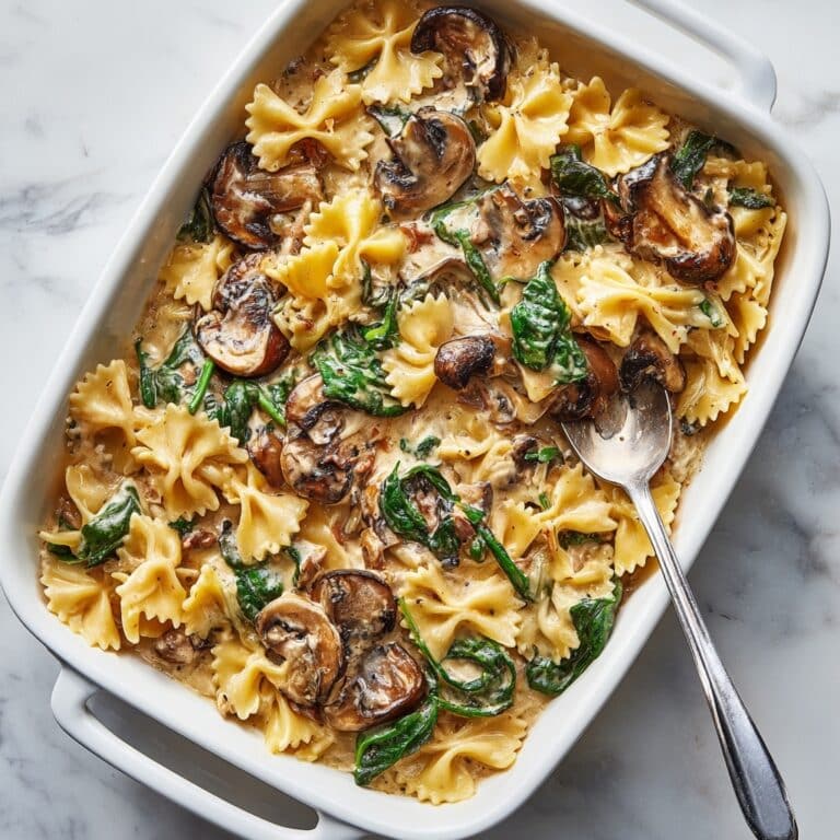 Creamy Garlic Mushroom Pasta Recipe