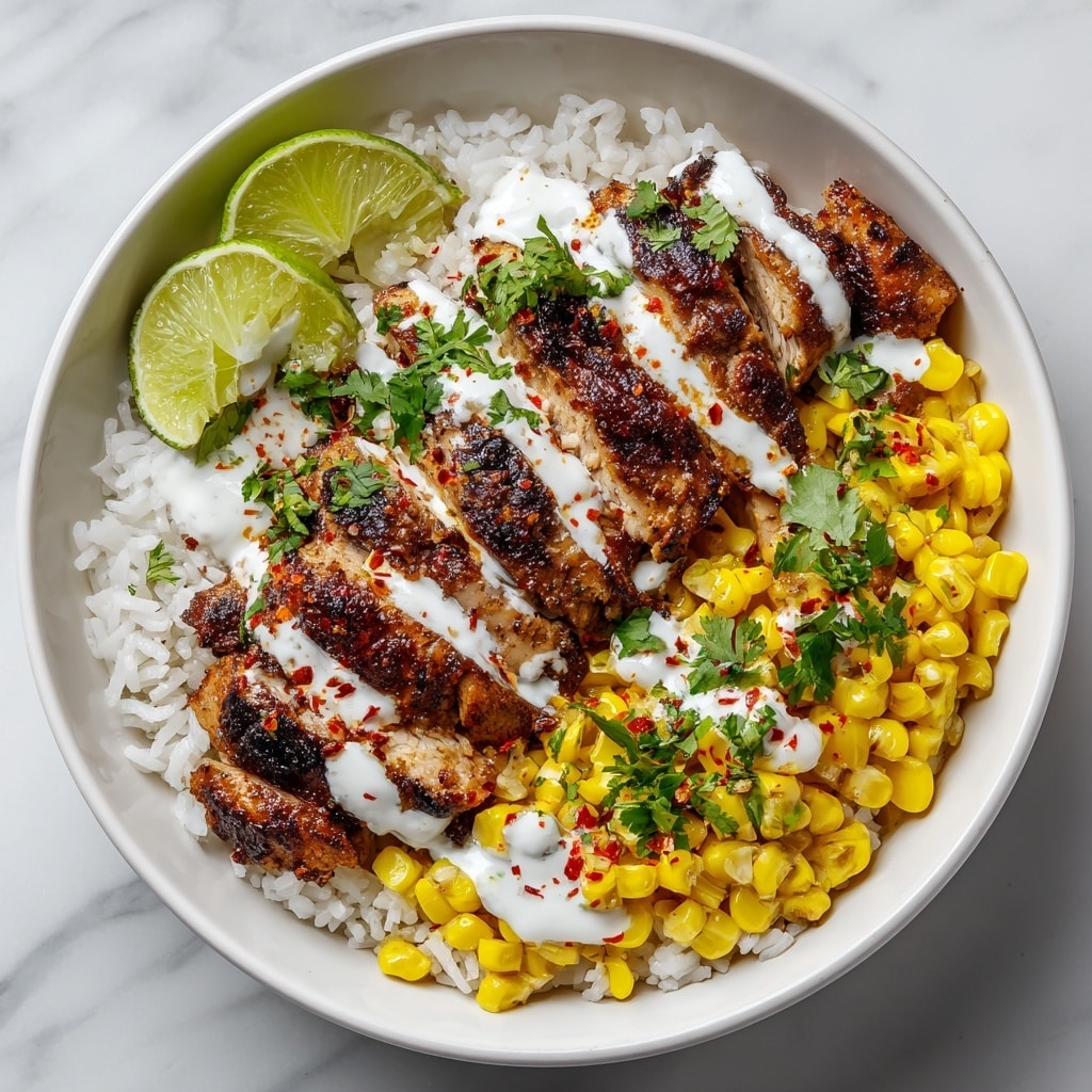 Street Corn Chicken Rice Bowl Recipe