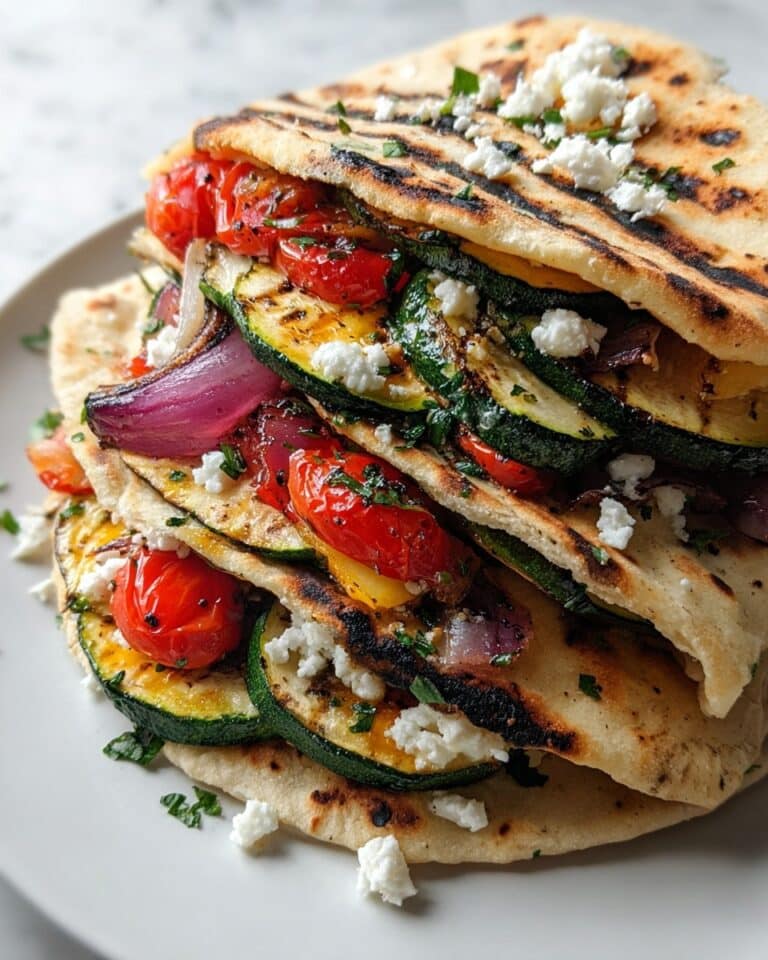 Grilled Mediterranean Veggie Quesadillas Recipe