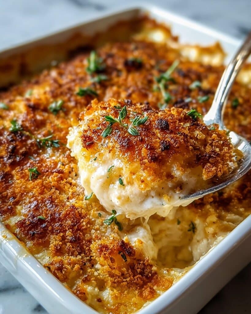 High Protein Chicken Parmesan Casserole Recipe