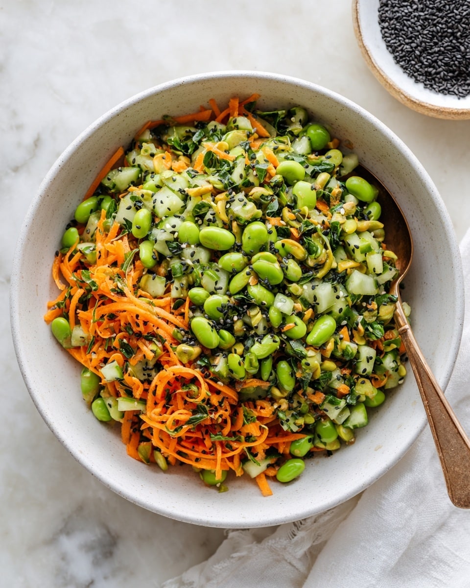 Asian-Inspired Edamame Bean Salad Recipe