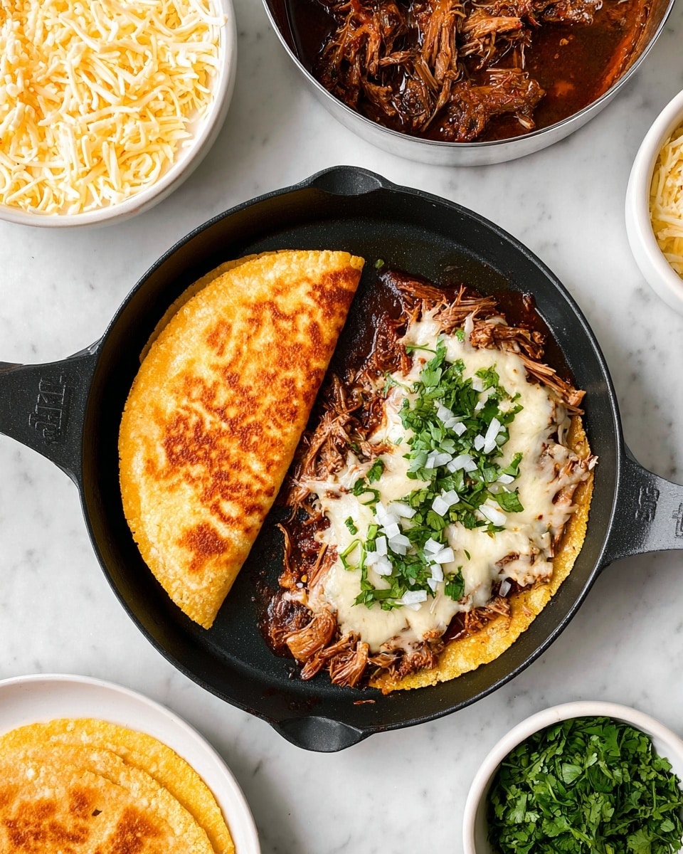 Authentic Birria Tacos with Tender Shredded Beef in Rich Chilies Sauce Recipe